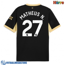 Fotballdrakt Herre Manchester City Matheus Nunes #27 Bortedrakt 2026-27 Kortermet
